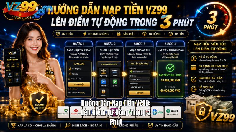Hướng Dẫn Nạp Tiền VZ99: Lên Điểm Tự Động Trong 3 Phút